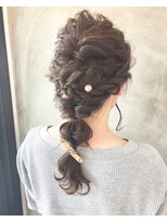 ブランココ(BlanCoCo)&nbsp;ルーズな編みおろしアレンジ*