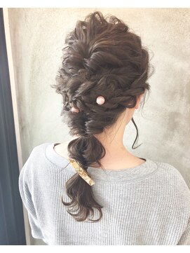 ブランココ(BlanCoCo) ルーズな編みおろしアレンジ*