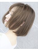 【CINQ REPO】 大人かわいい☆ゆるフワ小顔ボブ