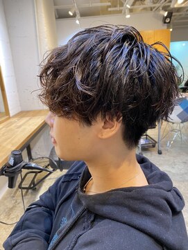 エルオム(EL.HOMME) 【YUKI】スパイラルパーマ×無造作マッシュ