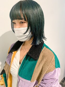 スー 渋谷(suu) ＊【SUN】少しモードなターコイズグリーン