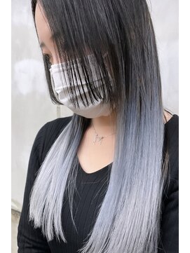 ザ デイ(THE DAY) ブルーシルバーのカスケードカラー【グラデーションカラー】