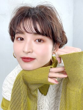 アイティー バイ アルバム 中野店(IT by ALBUM) ニュアンスショート_Aラインボブマロンベージュ_28328