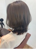 韓国くびれミディ スモーキーベージュ くすみカラー