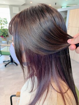 ロキ(Roki) 【Roki 岐阜】ロング/インナーカラーパープル