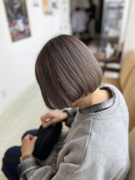 ルシードスタイルチェル グレージュボブ［御殿場/裾野/メンズ］