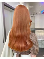 ゲーム 原宿店(GAME)&nbsp;ピンクオレンジ/ダブルカラー/ケアブリーチ/髪質改善/原宿