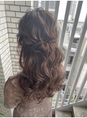ゆるふわ ハーフアップ【アレンジ ヘアセット 立川】