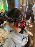 フィンガーウェーブヘア