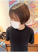 ショートヘア／透け感／ナチュラルヘア