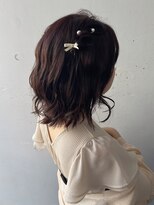 大人かわいい  ハーフツイン  ヘアセット  エジリ