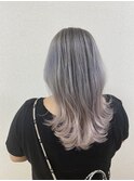 ホワイトシルバーカラー