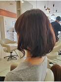 ナチュラルパーマボブパーマクリームパーマ