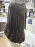 髪質改善×アッシュブラック×艶髪スタイル◎