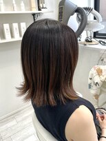 アルターシェリー(aL-ter che'rie)&nbsp;髪質改善ストレート/マチルダボブ/ピンクベージュ/前髪　新籾