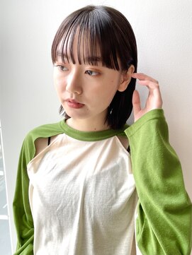 ディッセンバー 渋谷(December) 【December】秋カラー×ブリーチなし透明感ショコラグレージュ