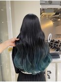 グラデーションカラーバレイヤージュインナーカラー　ryota