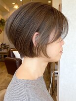 レガロヘアーデザイン(Regalo hair design) ３０代40代５０代◎ハイライト入り脱白髪染カラーのショート☆