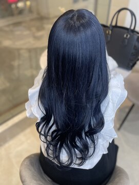 ミルクティー(Milk TEA) ブルーブラック＋ エクステ