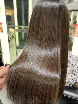 エアー 銀座タワー(AIR) プレミアムケアカラー/髪質改善/美髪/ツヤ髪スタイル【榛葉】