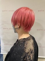 キャトルセゾン(quatre saisons)&nbsp;ハイトーンベイビーピンク×メンズ