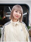 ホワイトパールベージュbob