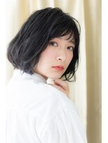 モッズヘア 上尾西口店(mod's hair) 黒髪ウェットヘア乾かすだけくせ毛風ボブパーマ310X上尾20代30代