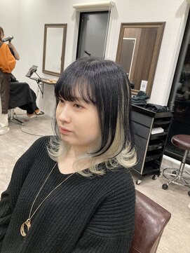ミミックヘアー(MiMic hair) インナーホワイト