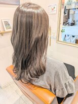 レインボー(Rainbow)&nbsp;チョコレートグレージュ×ゆる巻きミディアム☆