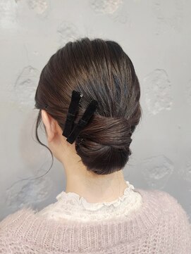 エフェ(effet) シンプル美人シニヨン