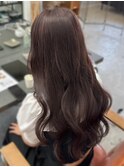ブリーチ無しチェリーバイオレット