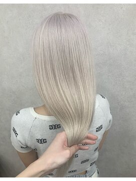 アン ブリーチ 大宮駅東口店(UN BLEACH) ムラ修正→ホワイトシルバー