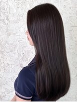 モードケイズ 調布店(MODE K's)&nbsp;縮毛矯正_調布髪質改善レイヤー韓国ヘアチェリーブラウン