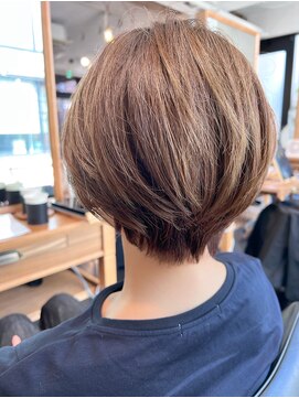 エムプラス 二子玉川(Mplus) 【40代50代】襟足スッキリ！明るい白髪ぼかし C Mplusミズイデ