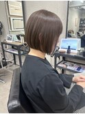 切りっぱなしボブ