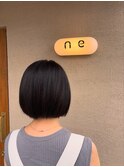 前下がりボブ