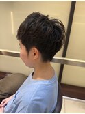 ショートマッシュ or マッシュショート with ツーブロック