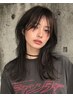 カット+寒色透け感カラー ￥9,000 [顔周り/前髪カット/韓国]