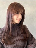 姫カットレイヤー/レイヤーカット/韓国風巻き/顔周り/前髪/富山