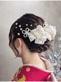 成人式ヘア☆ゆるふわアップスタイル