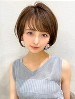 アフロート エル 錦糸町(AFLOAT L)&nbsp;30代40代大人かわいい前髪ありの前下がりショートで絶壁解消！