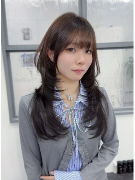 小顔に見せるレイヤーカット/似合わせカット