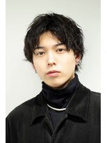 ヴェイン 渋谷(vain)&nbsp;メンズ渋谷ミディアム波巻きメンズパーマトレンドk