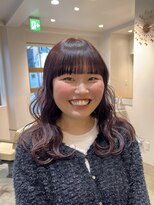 ラランジェ 緑井店(LARANJE)&nbsp;ピンクブラウン×似合わせカット