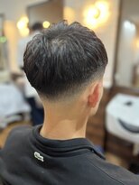 アンカー(ANCHOR) MEN’S/リバースセンターパート/ニュアンスパーマ/印西市