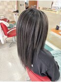 グレージュハイライト