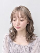 セブンルックス(7LOOKS)&nbsp;ニュアンス巻き×グレージュ【宇都宮/カラー/レイヤー】