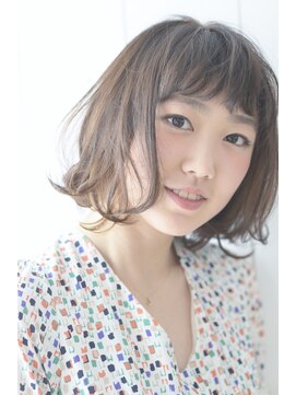 アドラーブル 万代店 (adorable) 【adorable】透明感×毛先ワンカールエアリールージーボブ