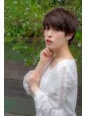  [オージュアサロン/恵比寿]簡単スタイリングの大人ショート
