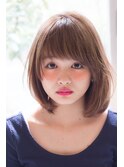 【KAYAK渋谷】ひし型大人可愛いシースルー×小顔ロブ(小田泰之)